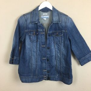 Old Navy Maternity Jean Jacket- 3/4 Sleeves